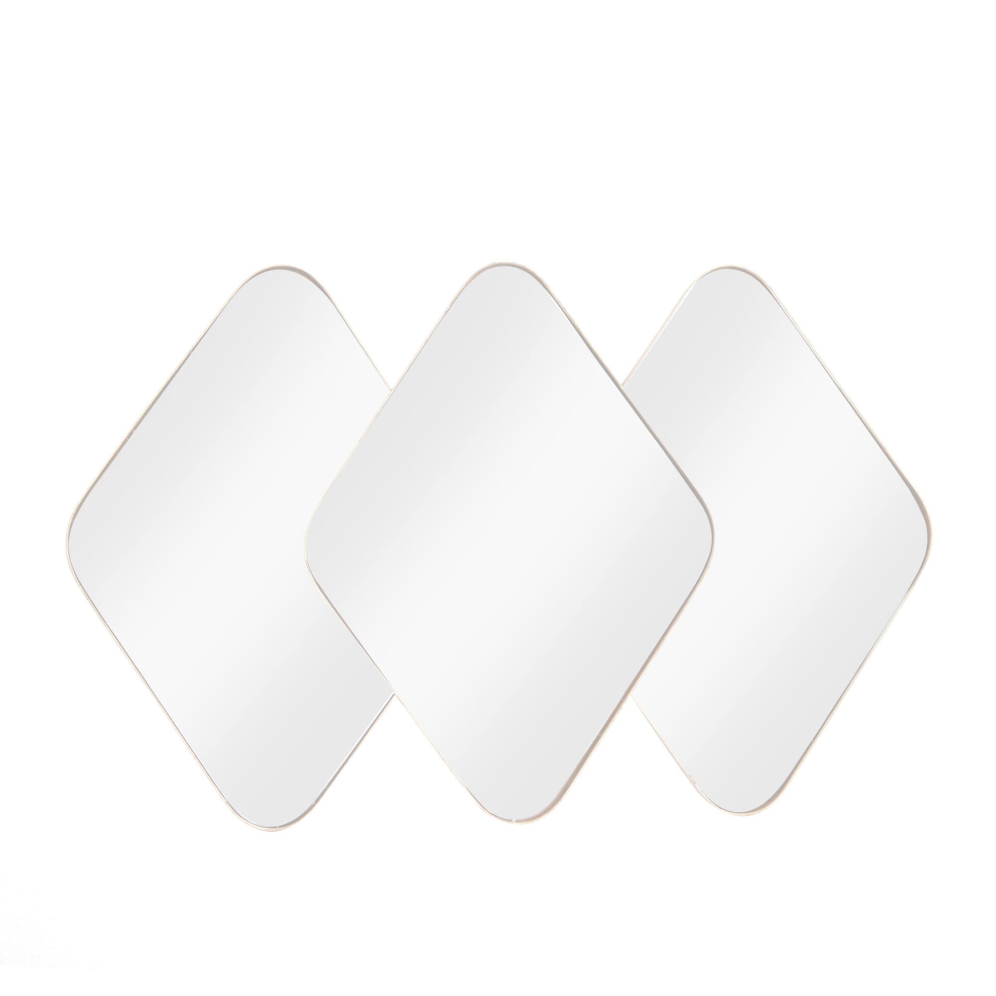 CosmoLiving by Cosmopolitan Gold Metal Contemporary Wall Mirror, 43" x 43" x 3"